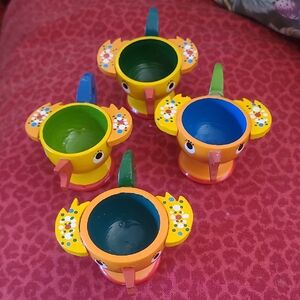 Colorful Egg Cups